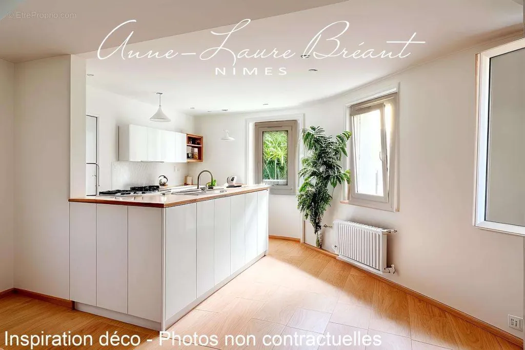 Cuisine - Appartement avec Parking à Nîmes, Près du Parc Jacques Chirac