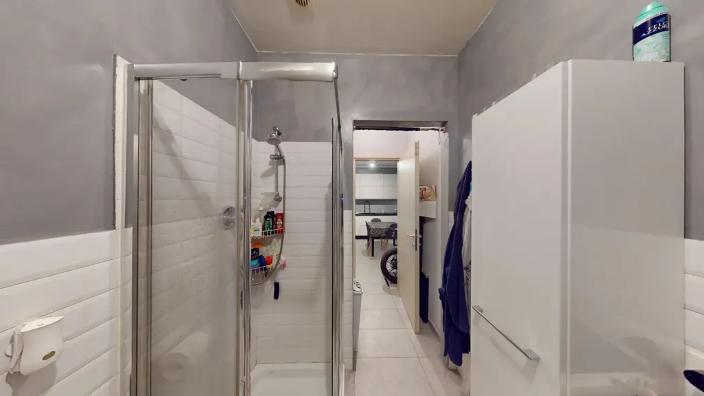 Salles de bain - Ground Floor Flat with Air Conditioning in Torino Centre