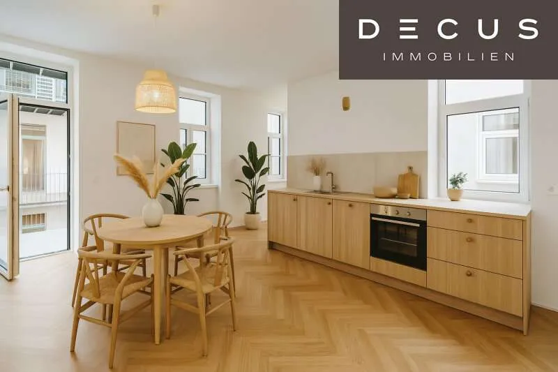 Köök - Jugendstil Ground Floor Flat with Garden in Vienna
