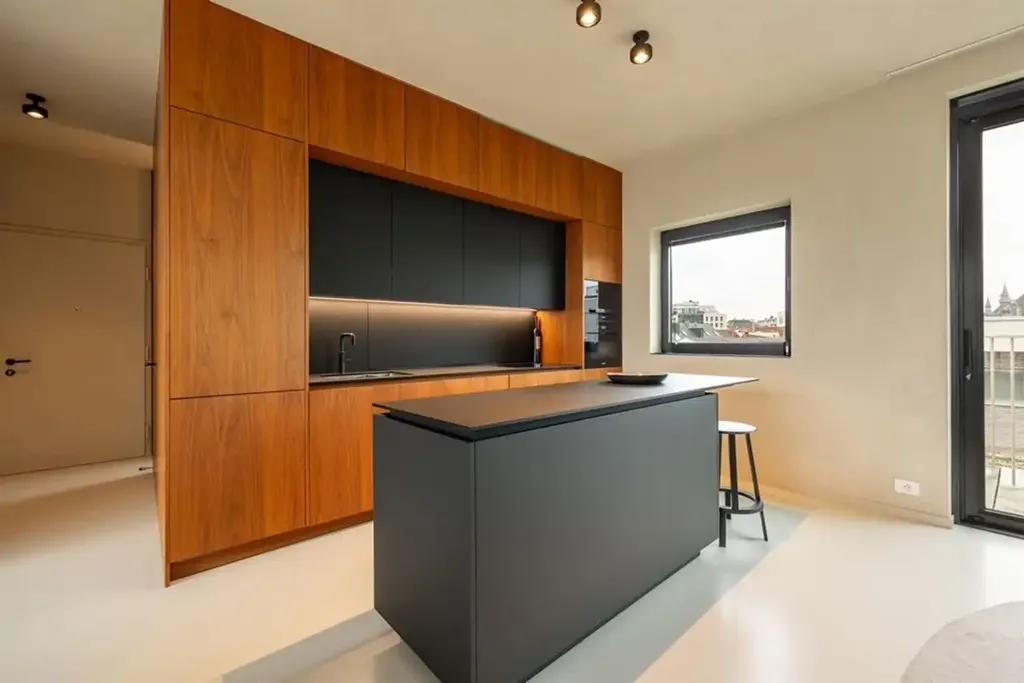 Köök - Luxe Penthouse with Terraces in Antwerp Centre
