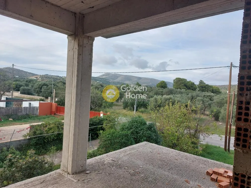 Terrasse - Semi-Finished Villa with Sea View in Keratea