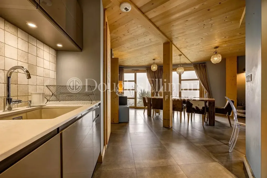 Cuisine - Chalet Moderne avec Vue Panoramique à Morzine