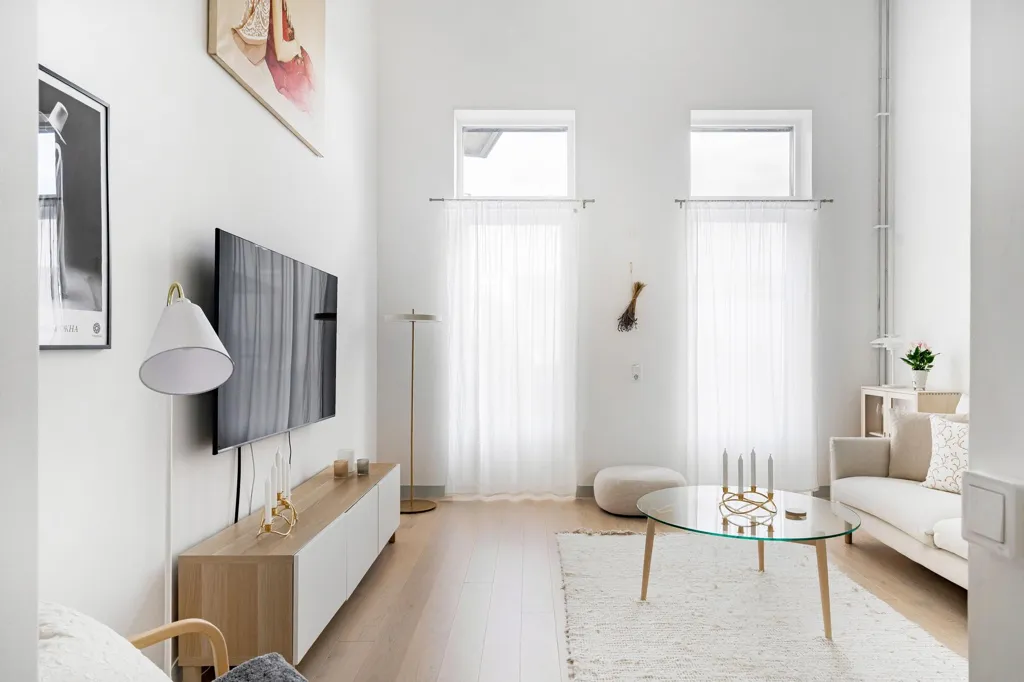 Living Room - Modern Townhouse with Loft in Vallastaden