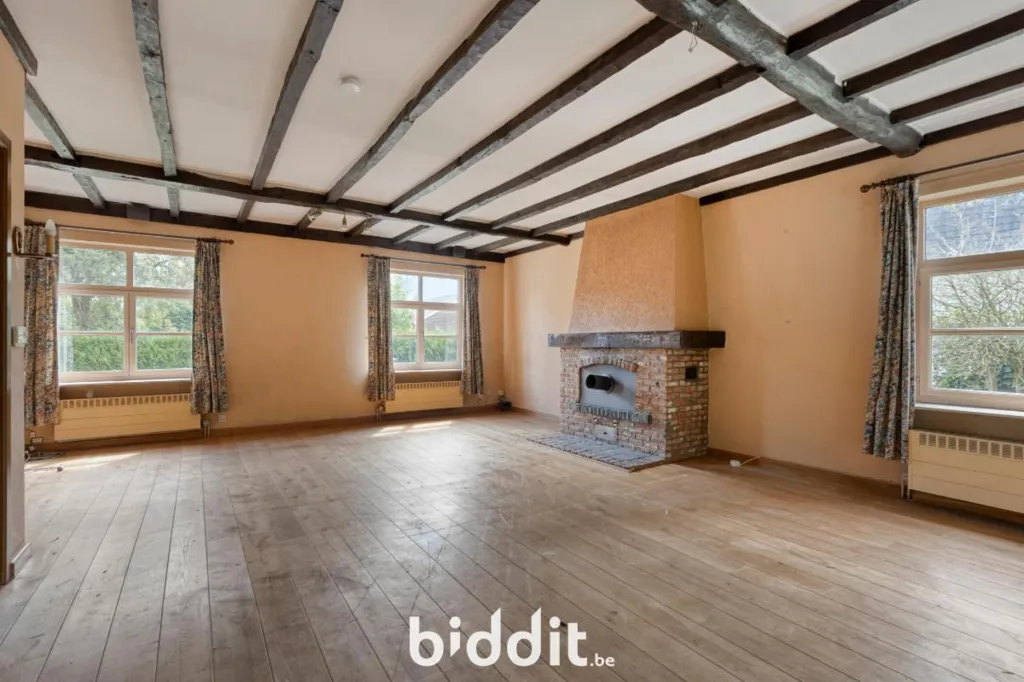 Living Room - Rustic Semi-detached House with Garden near Ghent