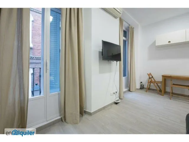 Séjour - Renovated Studio with Balconies in Madrid Centre