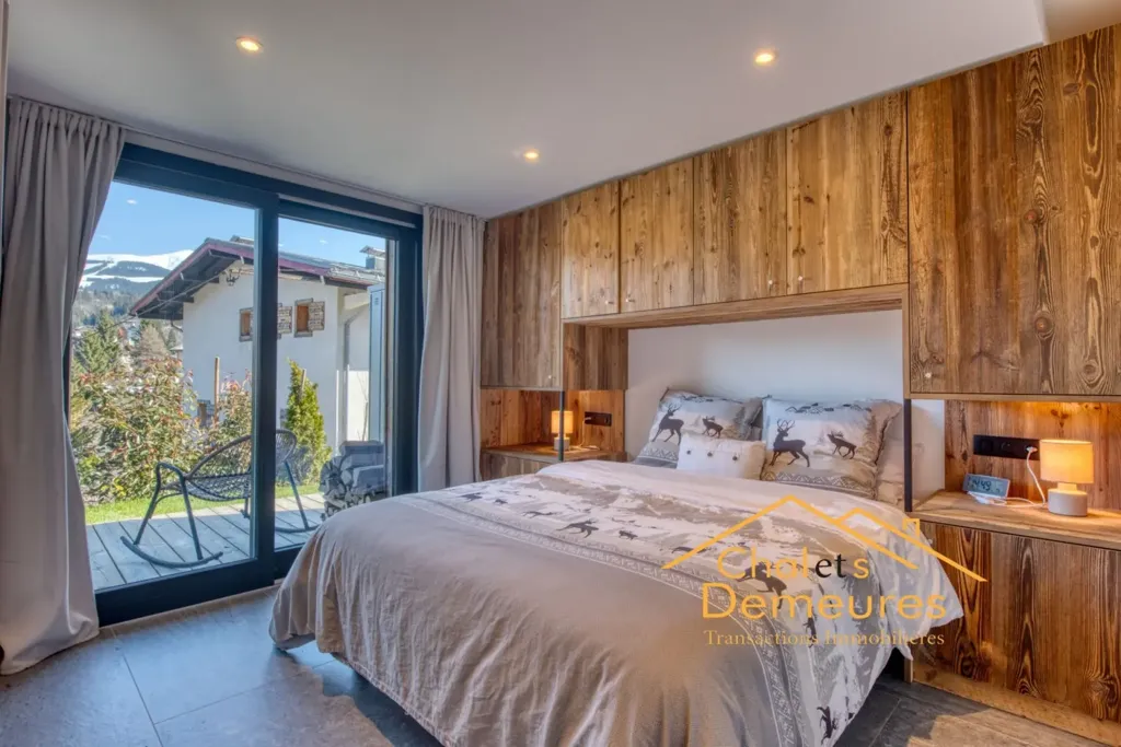 Chambres - Chalet Neuf avec Vue Panoramique à Megève