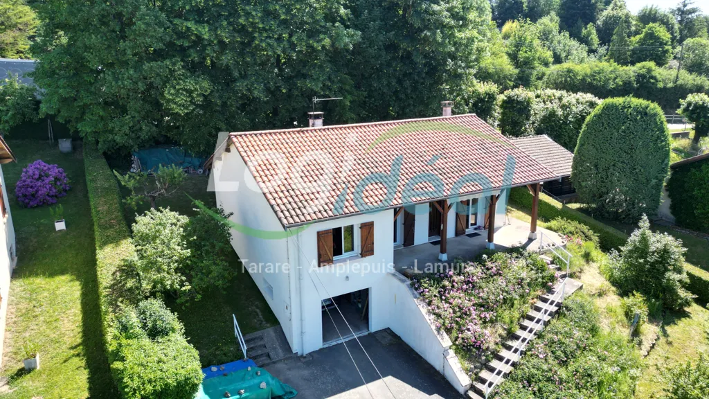 Õhuvaade - Villa with Garden in Poule les Echarmeaux