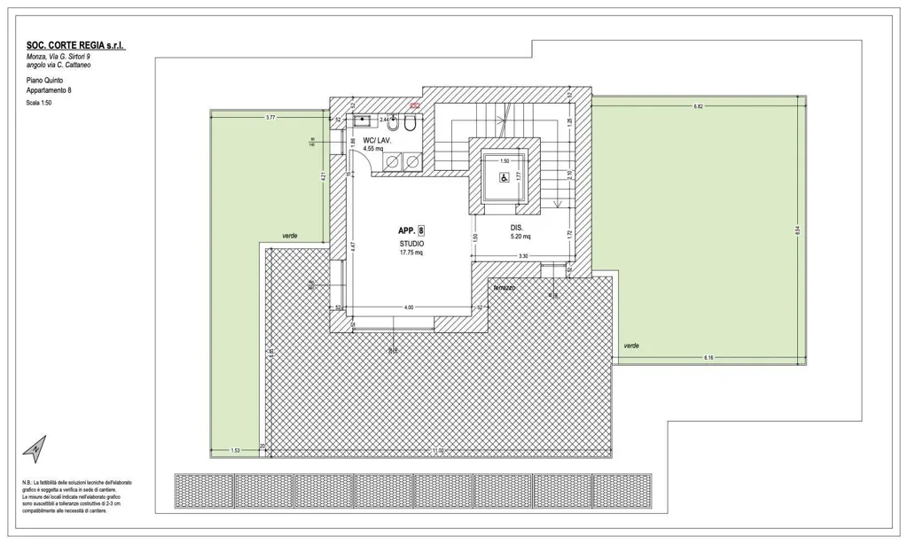 Plan - Luxury Penthouse with 360° View in Monza