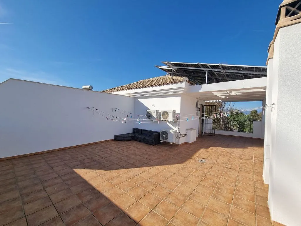 Terrace - Pareado with Pool and Terrace in Torremolinos