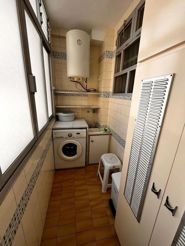 Pesuköök - South-Facing Flat with Garden in Tavernes de la Valldigna