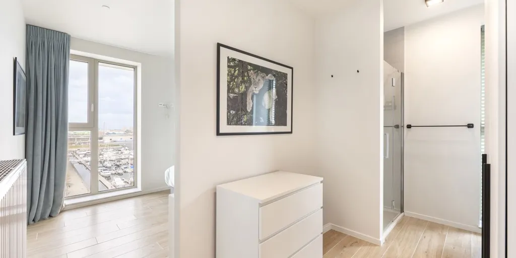 Entrée - Appartement avec Vue Panoramique sur le Eilandje à Anvers