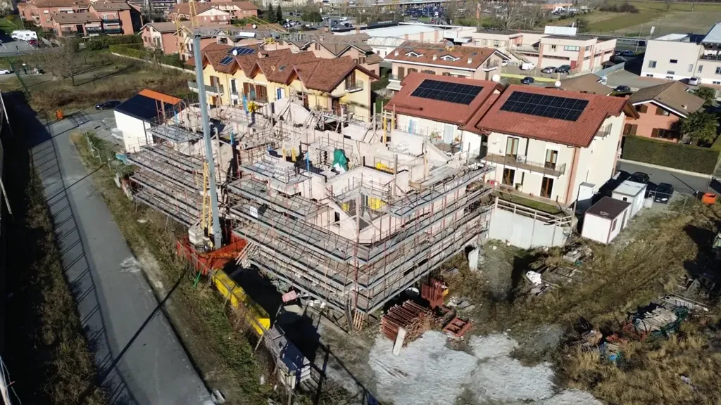 Õhuvaade - New Apartment with Terrace in Avigliana