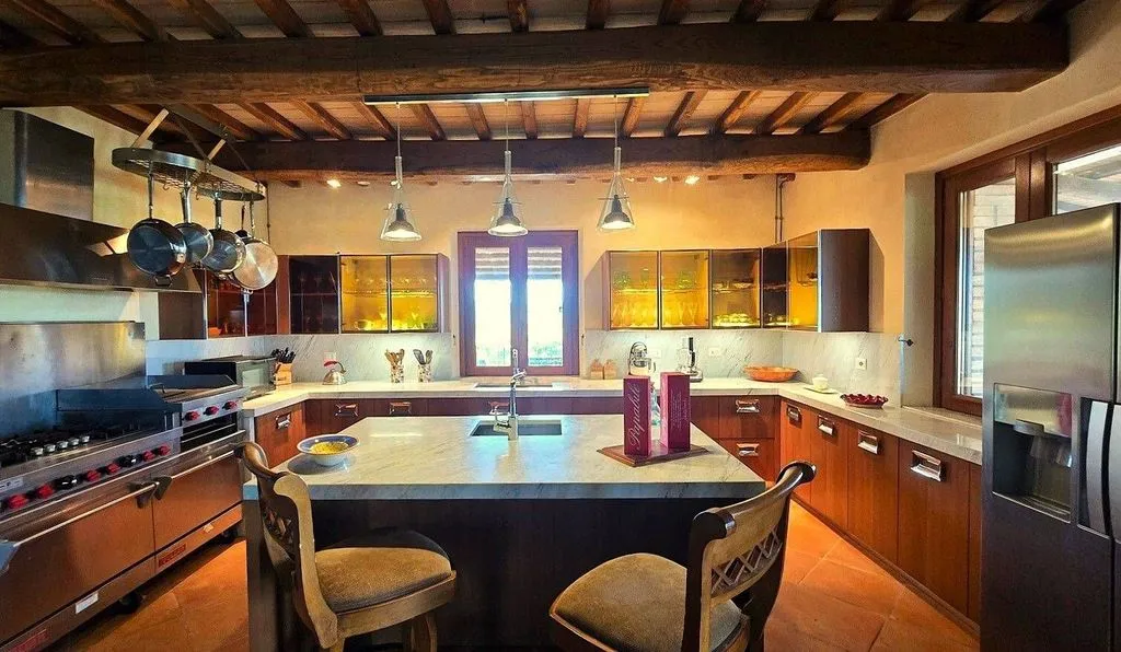 Köök - Exclusive Country House with Pool in Allerona