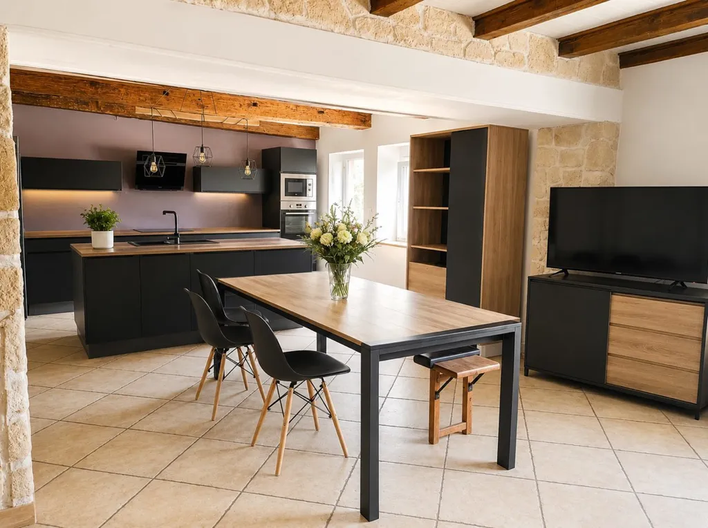 Cucina - Exceptional Apartment with Private Garden in Oye-et-Pallet