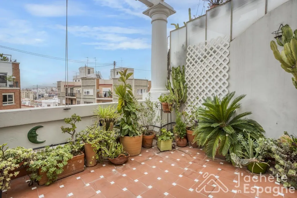 Terrasse - Penthouse with Terraces in El Mercat, Valencia