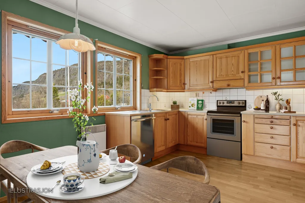 Cuisine - Detached House with Double Garage in Stavadalen