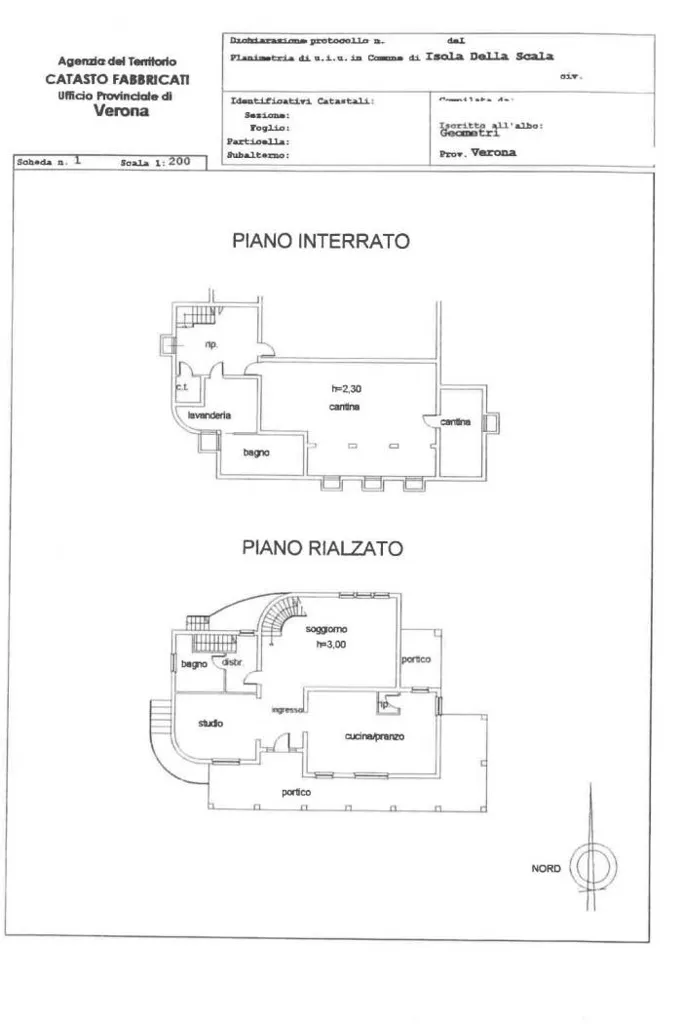 Planimetria - Single Villa with Pool in Isola della Scala