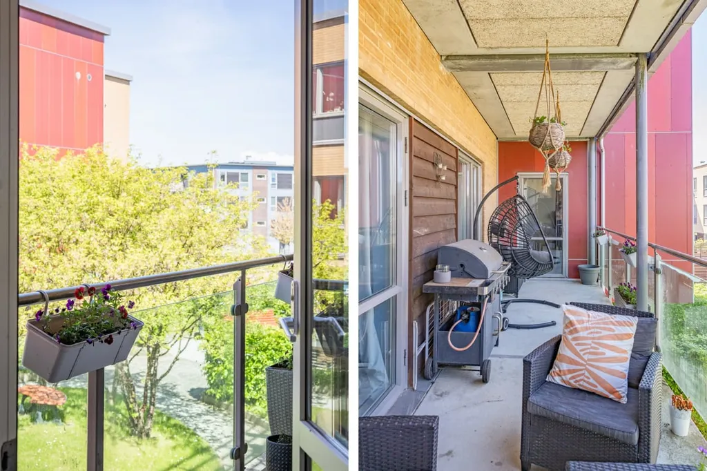 Balcony - Apartment with Generous Balcony in Limhamn Bunkeflostrand