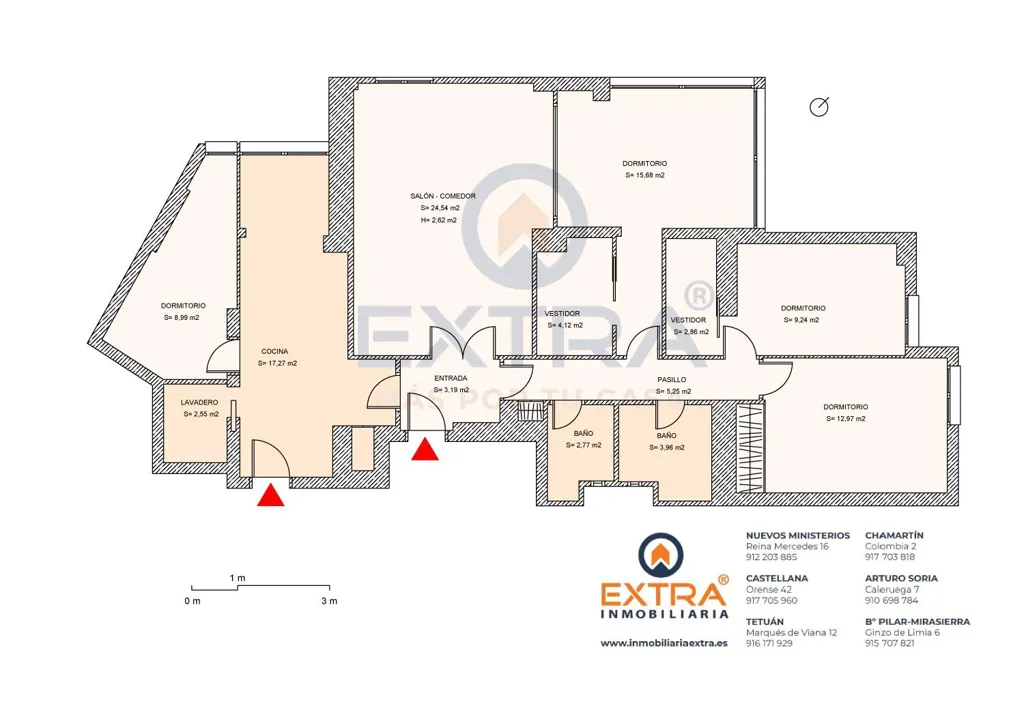 Plan - Reformated Apartment with Views in Chamartín
