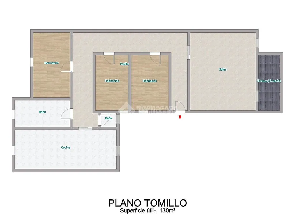 Plaan - Apartment with Terrace in Palencia