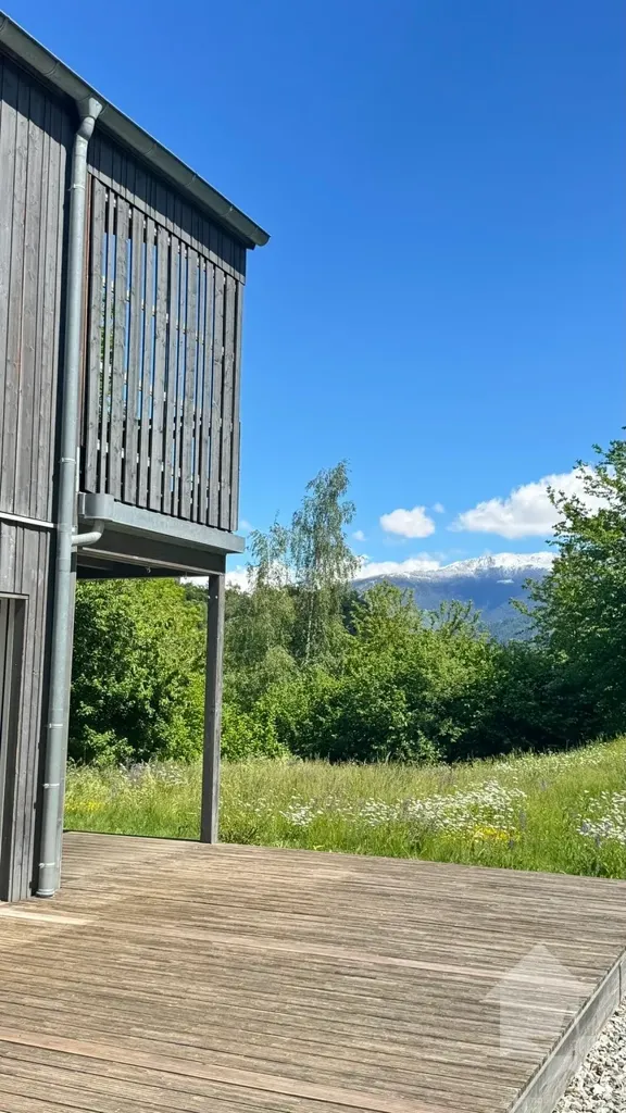 Terrasse - Villa with Mountain View in Chamoson
