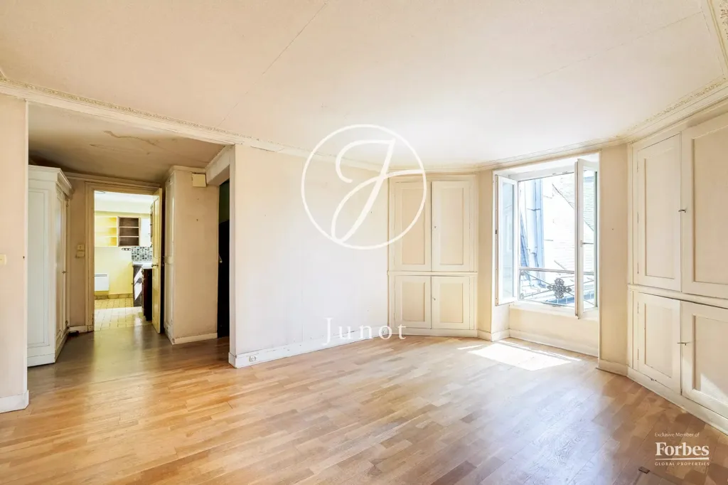 Living Room - Duplex with Terrace near Garnier Opera, Paris