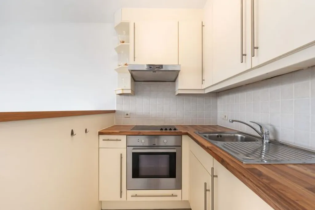 Cuisine - Duplex avec Terrasse ensoleillée à Ostende