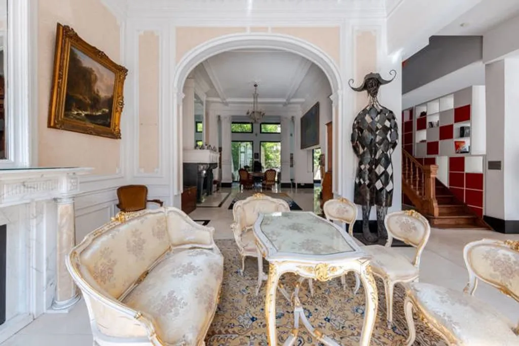Séjour - Hôtel Particulier Élégant avec Jardin à Uccle
