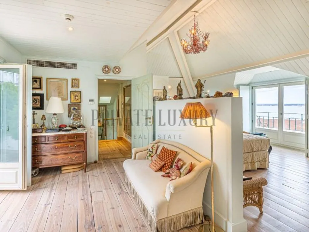 Salón - Pombaline Penthouse with Historic View in Lisbon
