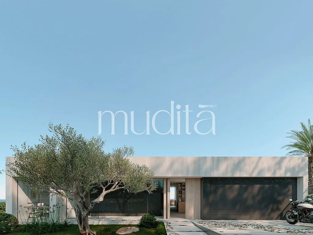 Exterior - Contemporary Villa with Pool in Teià