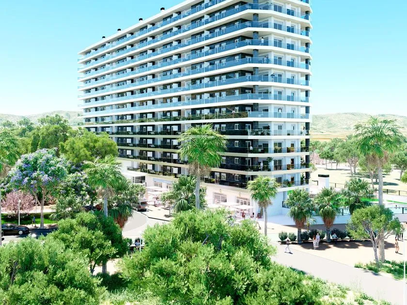 Vista aérea - Piso con terraza y vistas al mar en Cabanes, Castellón