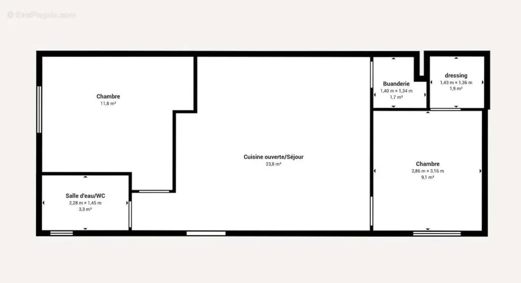 Plaan - Modern Container House with Garden in Brive-la-Gaillarde