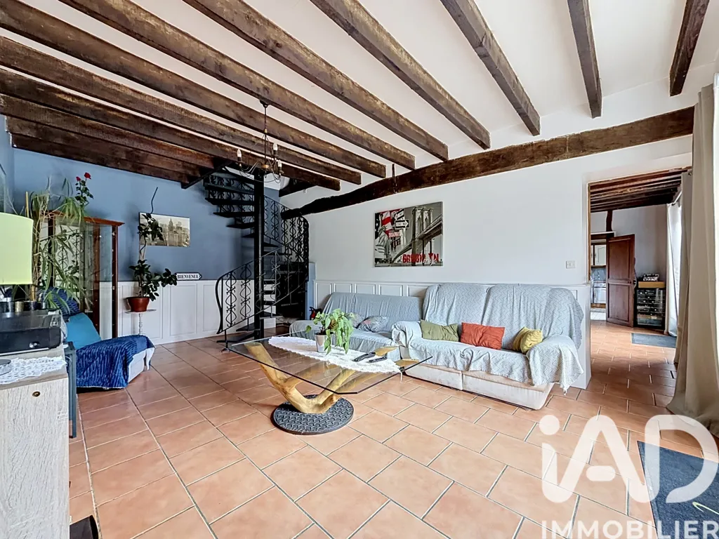 Séjour - Maison avec Dépendances et Terrain à Cheverny