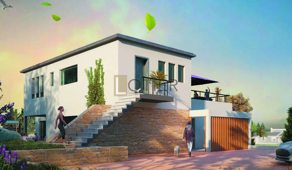 New T2 with Private Patio in Caveirac