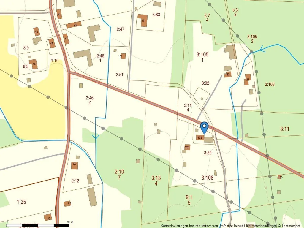 6-toaline maja asukohas Umeå kommun