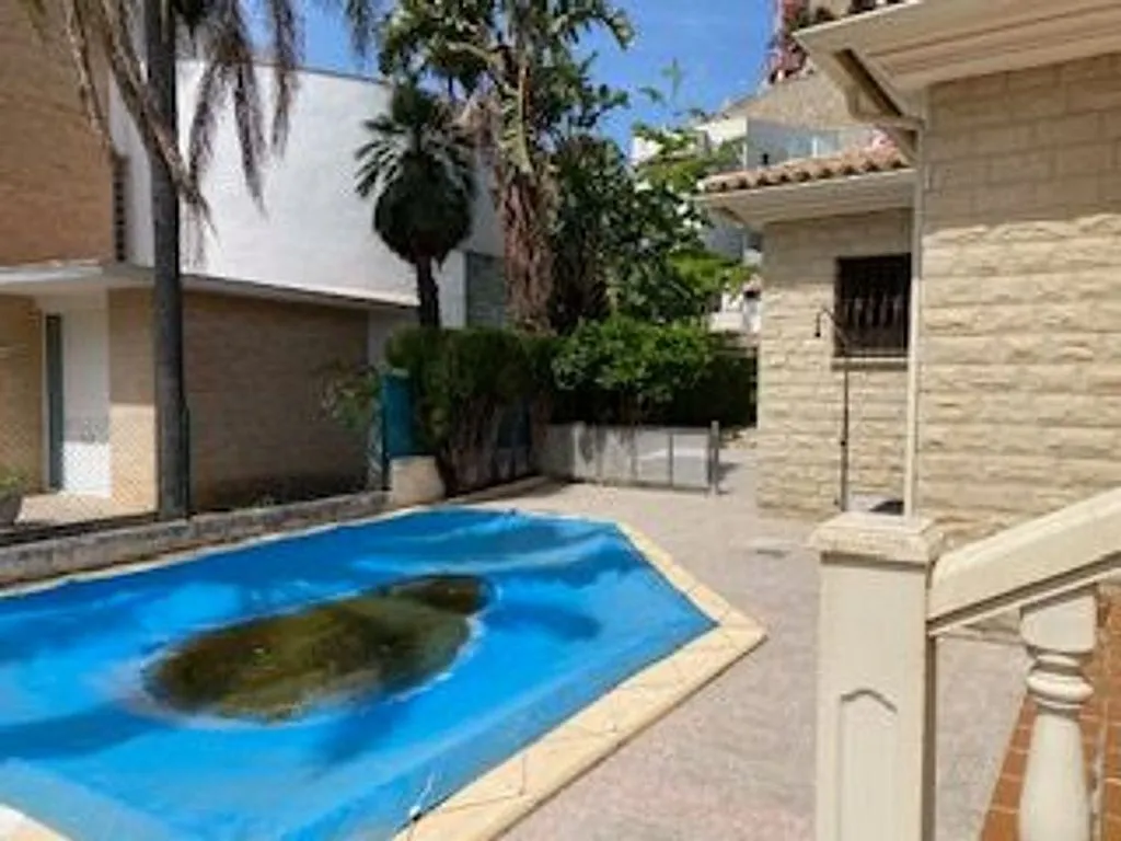 Piscine - Chalet with Sea View and Pool in Cap Blanc, Cullera