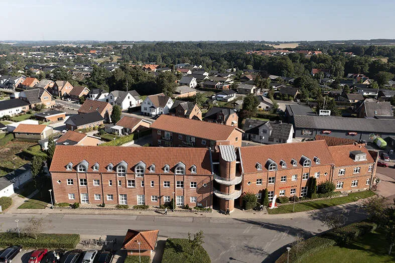 Vue aérienne - 3-Bed Apartment with Elevator in Thorsø
