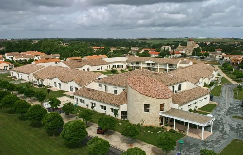 Vue aérienne - Appartement T1 bis en Résidence EHPAD à Vouillé