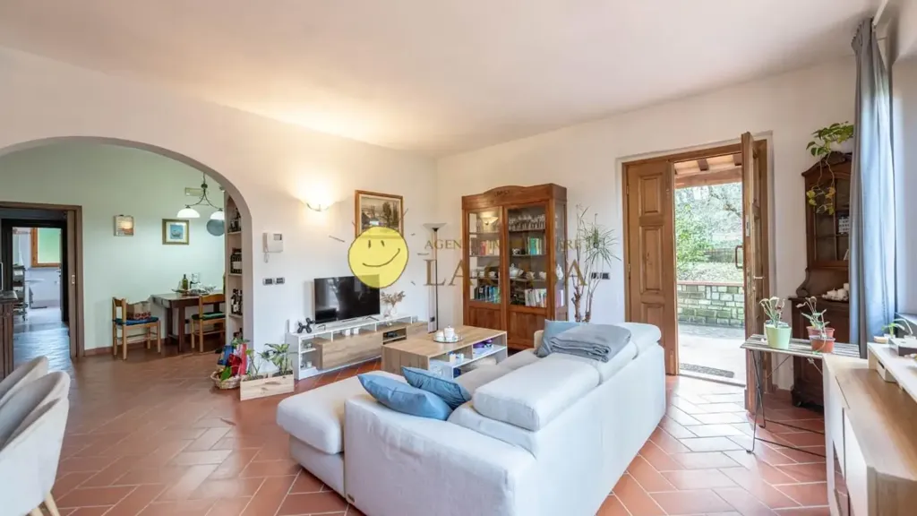 Soggiorno - Villa bifamiliare con piscina a Figline e Incisa Valdarno