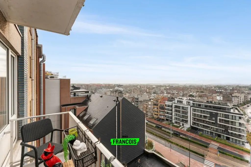 Balcon - Studio Rénové avec Vue Panoramique à Blankenberge