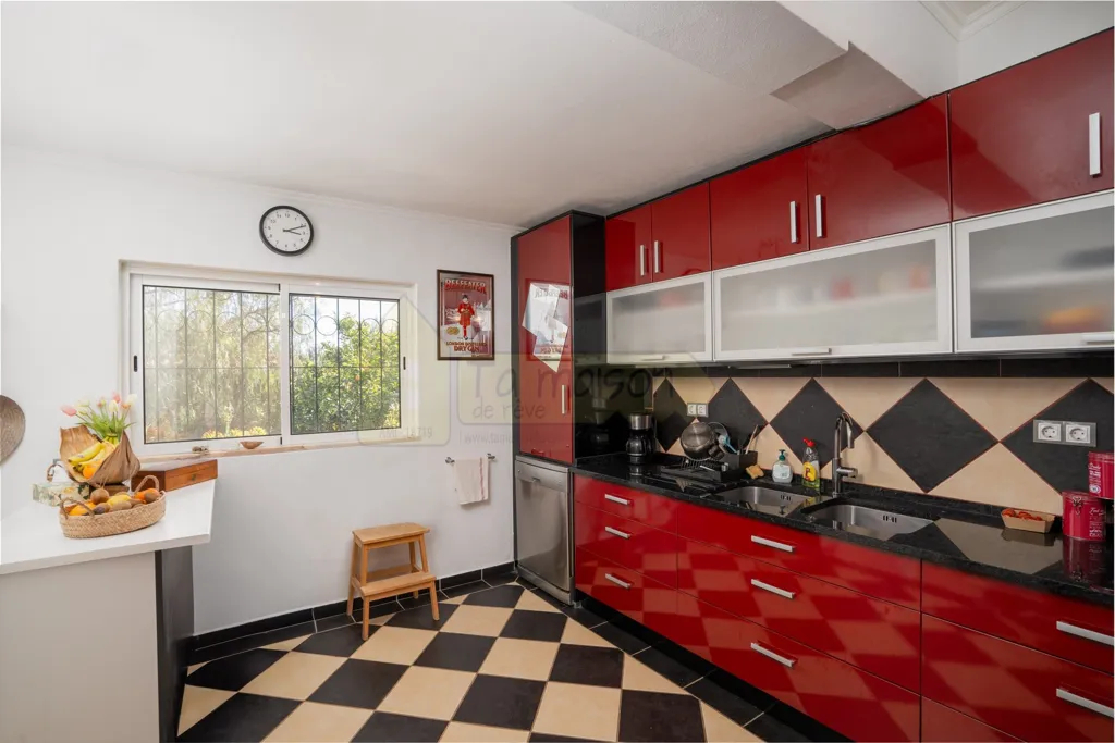 Cuisine - Single-Storey Villa with Pool in Faro