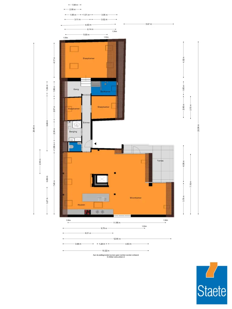 Floor Plan - Monumental Penthouse with Dachterras in ’s-Hertogenbosch