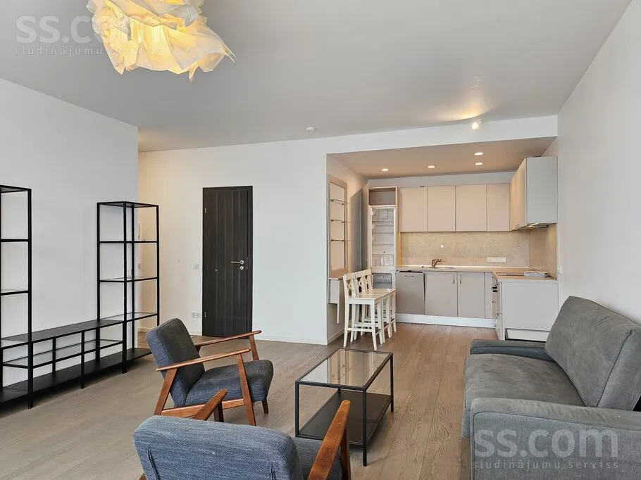 Séjour - Bright One-Bedroom Apartment in Riga Centre