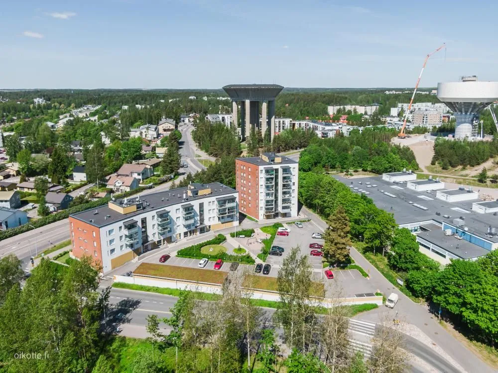Vue aérienne - Modern Apartment with Private Sauna in Vantaa