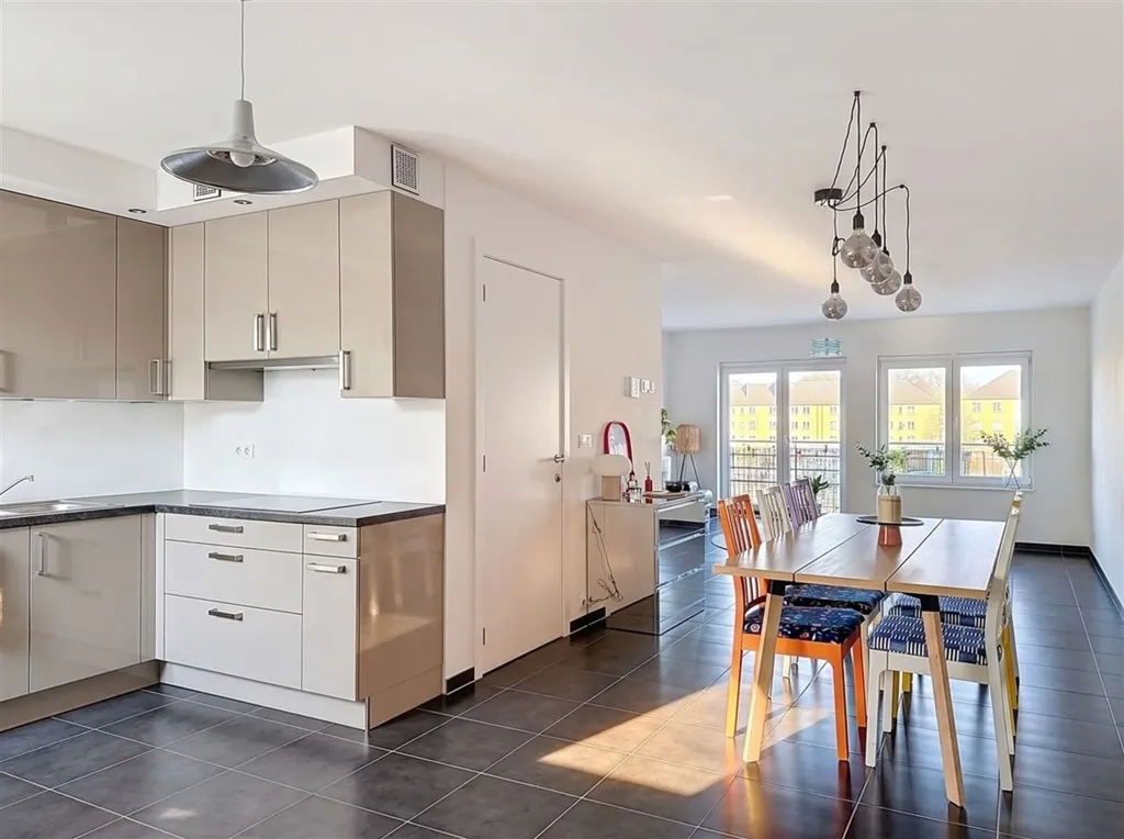 Cuisine - Appartement avec balcon et parkings à Arlon