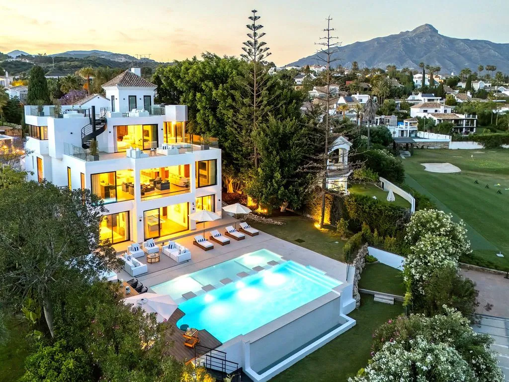 Vue aérienne - Luxury Villa with Infinity Pool in Marbella