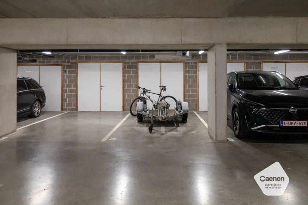 Garage - Appartement moderne avec terrasse près de la mer à Lombardsijde