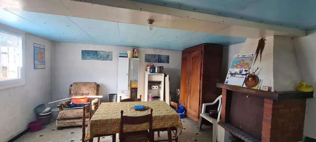 Sala da pranzo - Nantaise House with Garden in Mouzillon