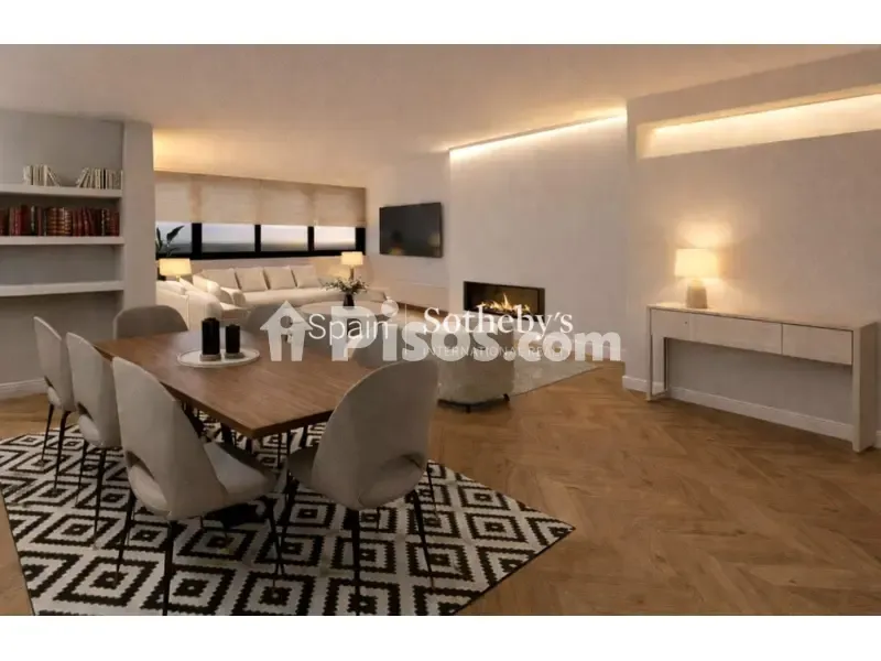 Sala da pranzo - Penthouse with Pool in Chamartín