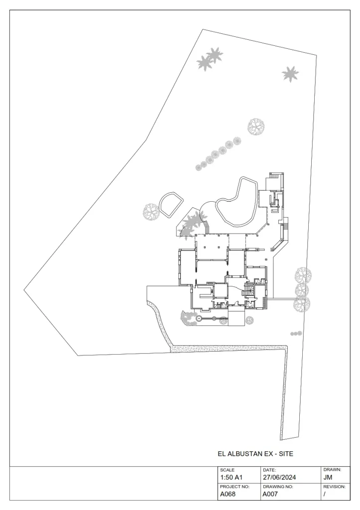 Plan - Beachfront Villa with Pool in Estepona